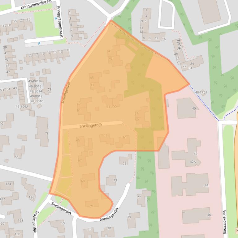 Kaart van postcodegebied 8431EK.