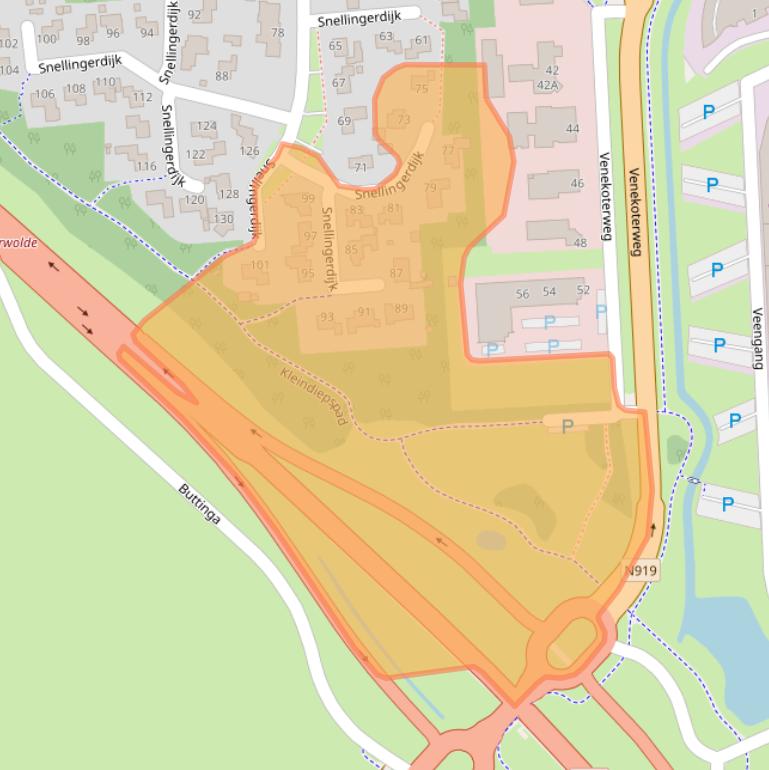 Kaart van postcodegebied 8431EL.