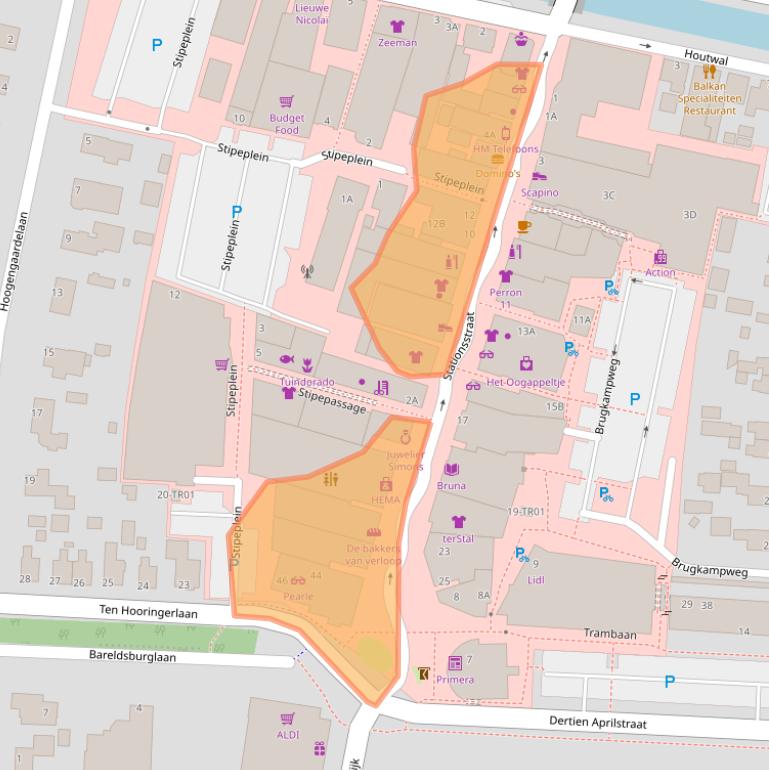 Kaart van postcodegebied 8431EV.