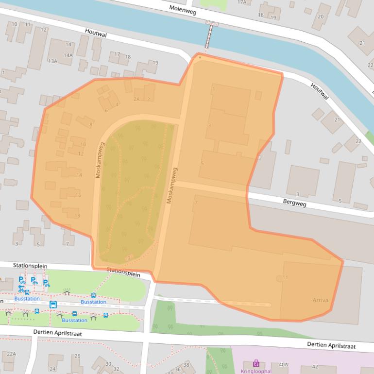 Kaart van postcodegebied 8431GB.