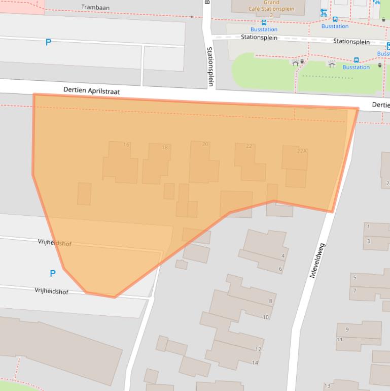 Kaart van postcodegebied 8431GD.