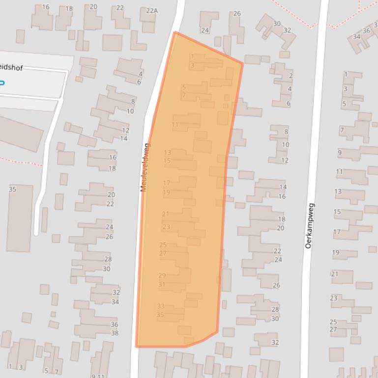 Kaart van postcodegebied 8431GG.