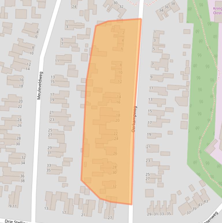 Kaart van postcodegebied 8431GK.