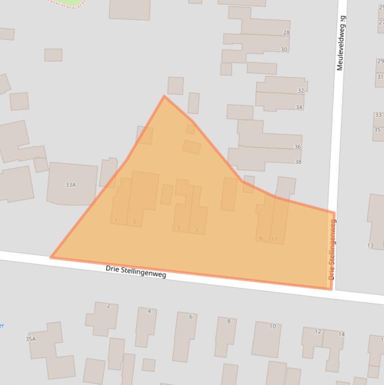 Kaart van postcodegebied 8431GL.