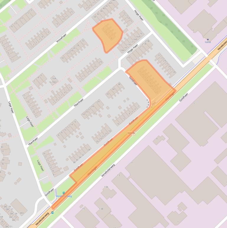 Kaart van postcodegebied 8431HC.