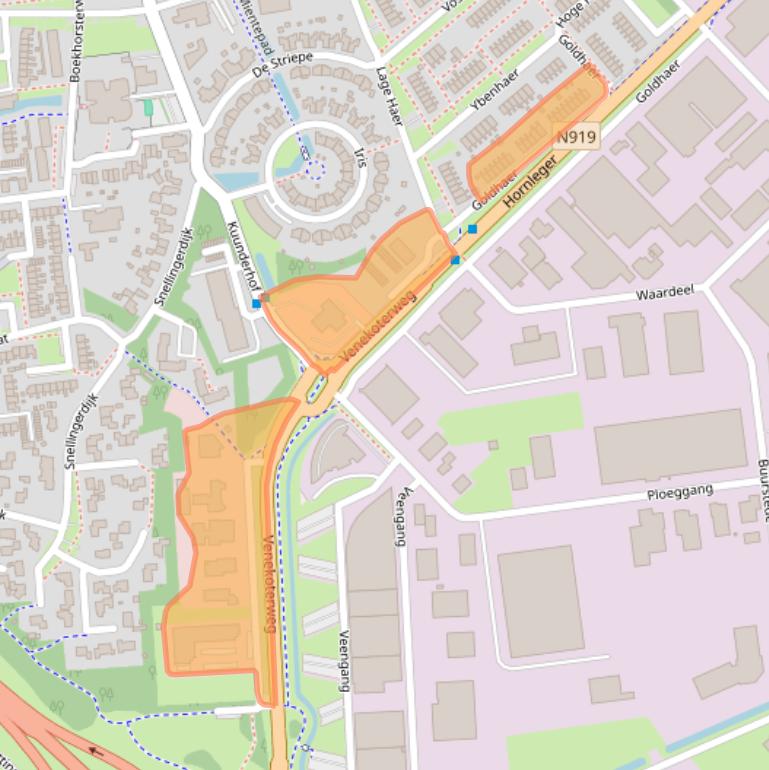 Kaart van postcodegebied 8431HH.