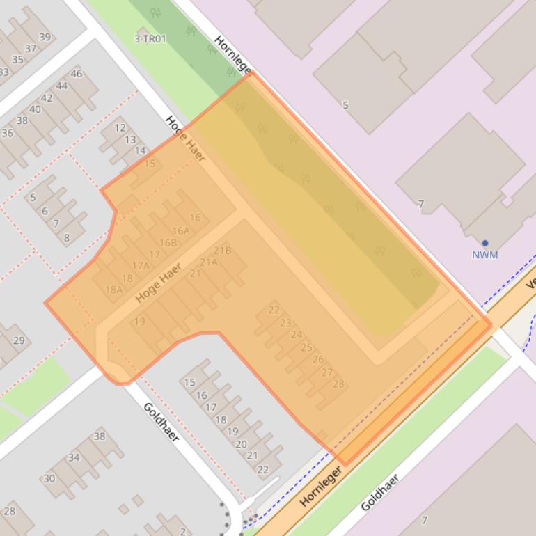 Kaart van postcodegebied 8431HK.