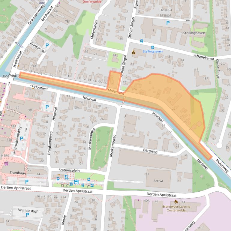 Kaart van postcodegebied 8431HP.