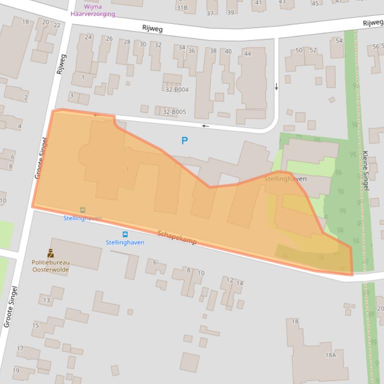 Kaart van postcodegebied 8431HW.