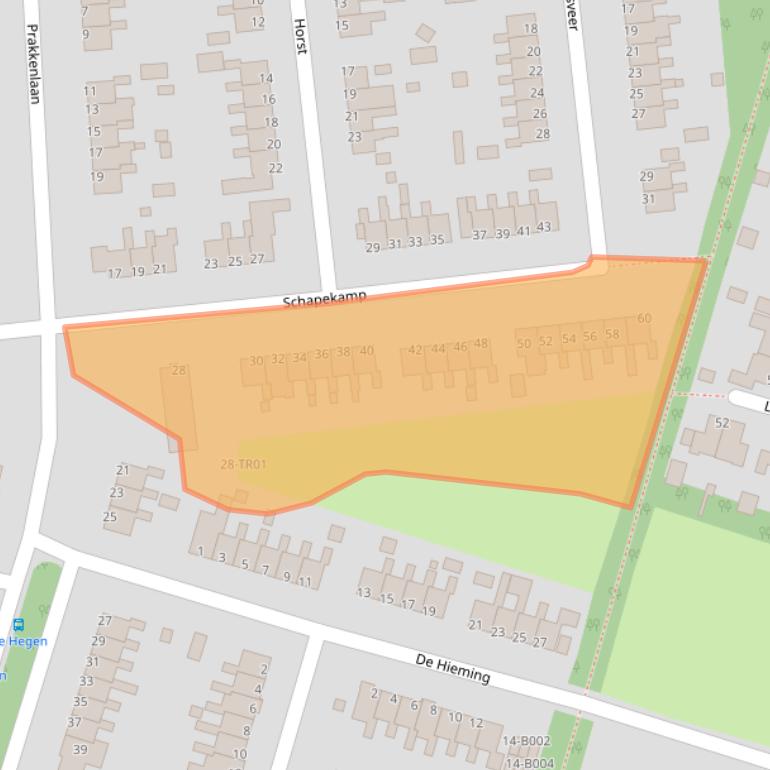 Kaart van postcodegebied 8431JD.