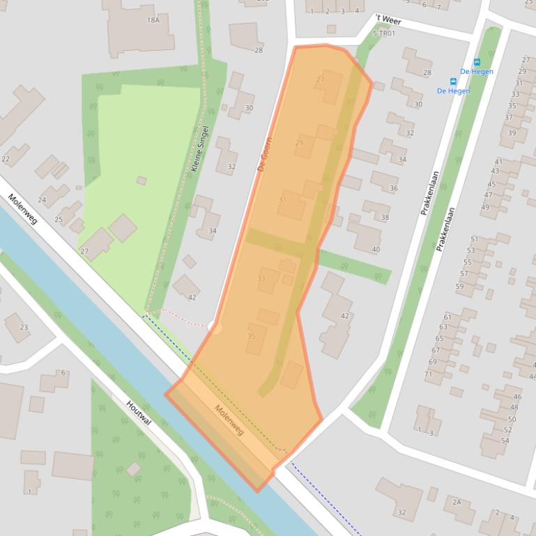 Kaart van postcodegebied 8431JG.