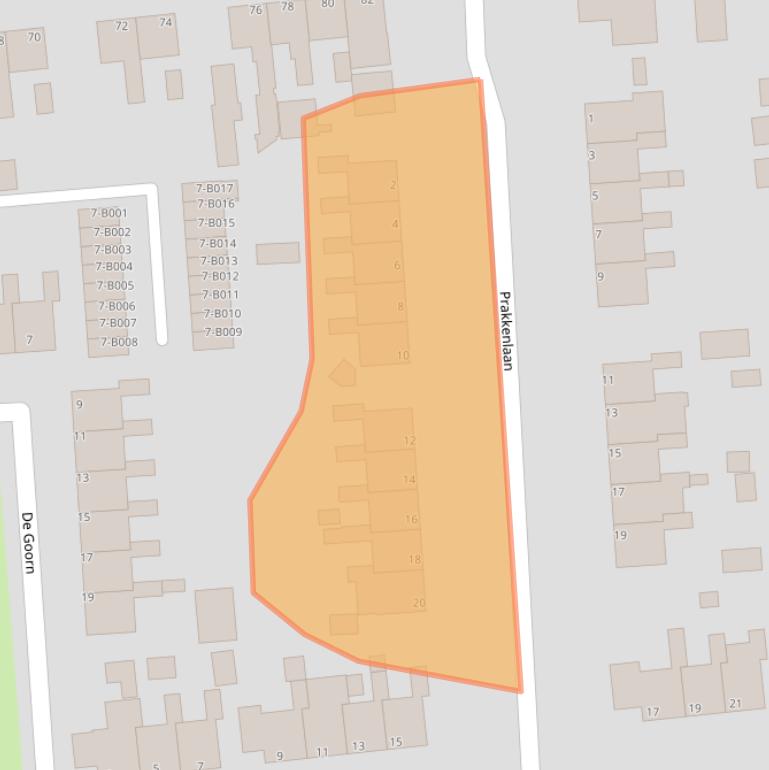 Kaart van postcodegebied 8431JM.