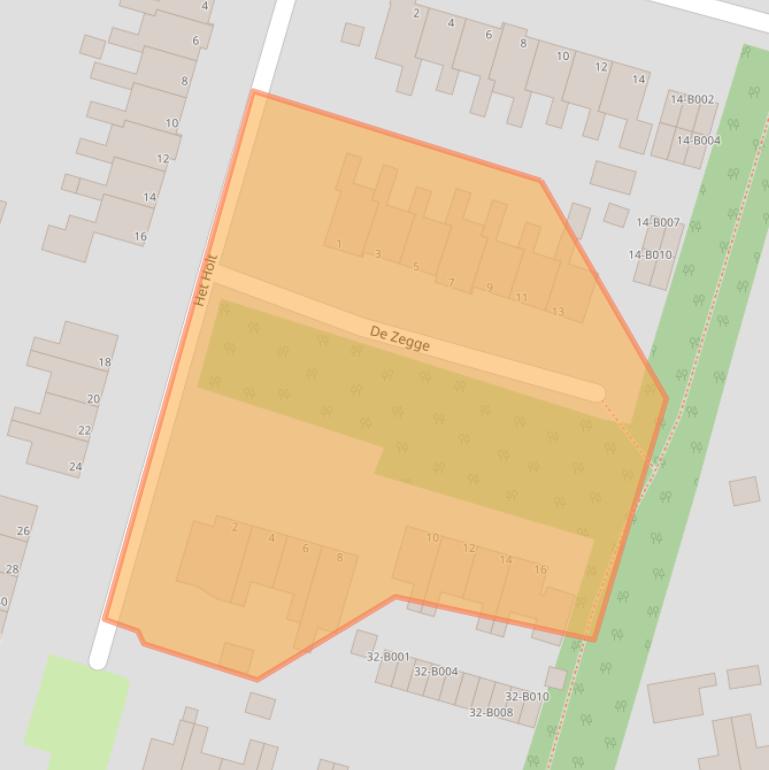 Kaart van postcodegebied 8431JW.