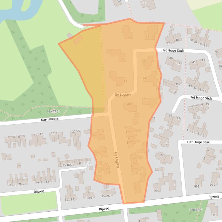 Kaart van postcodegebied 8431KR.