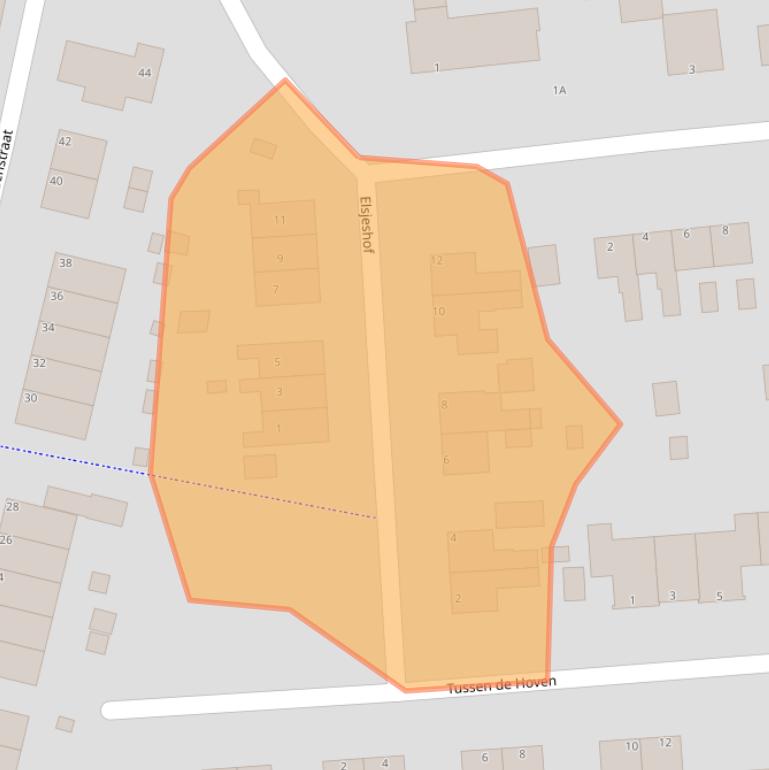 Kaart van postcodegebied 8431KX.