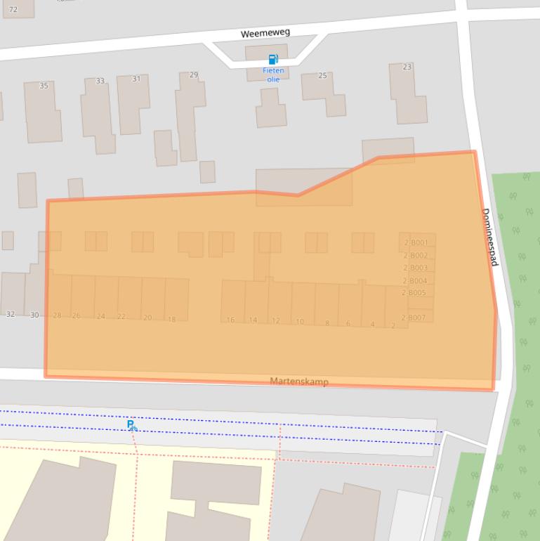 Kaart van postcodegebied 8431LP.