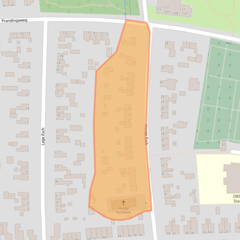 Kaart van postcodegebied 8431MG.