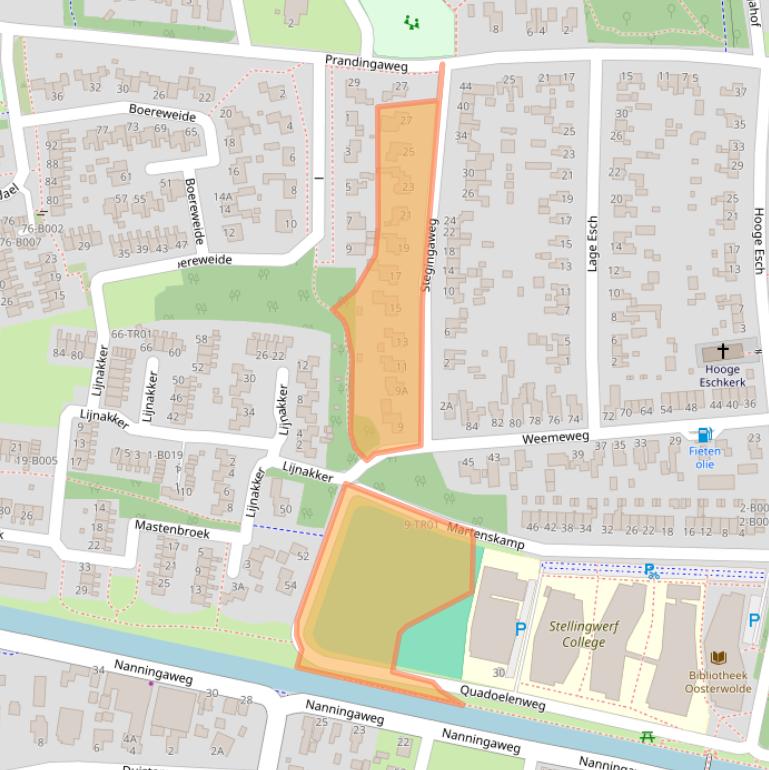 Kaart van postcodegebied 8431ML.