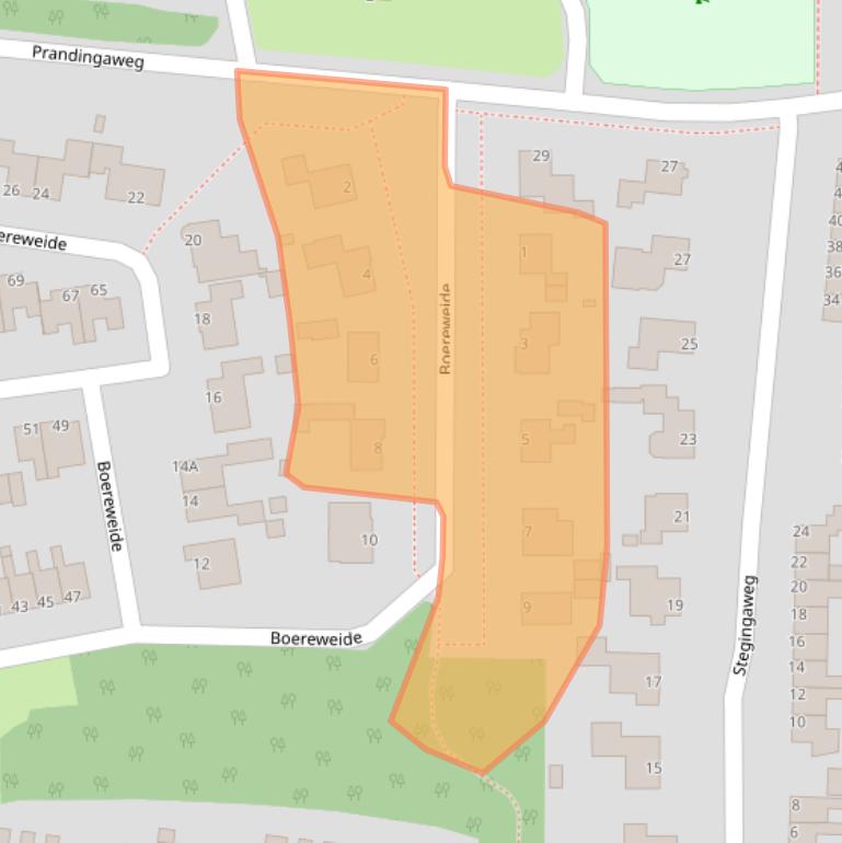 Kaart van postcodegebied 8431MP.