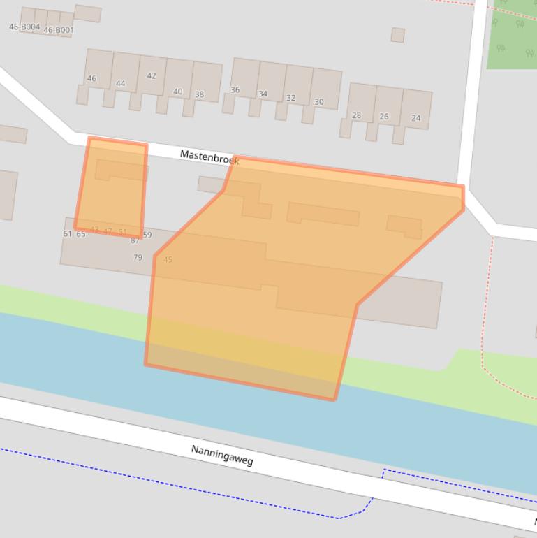 Kaart van postcodegebied 8431MT.