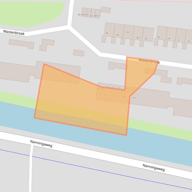 Kaart van postcodegebied 8431MV.