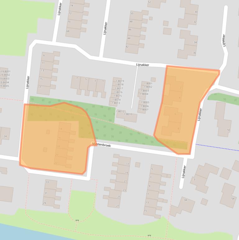Kaart van postcodegebied 8431MZ.