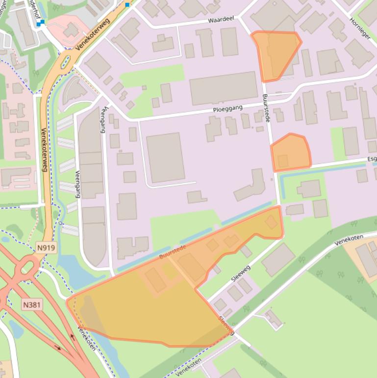 Kaart van postcodegebied 8431NA.