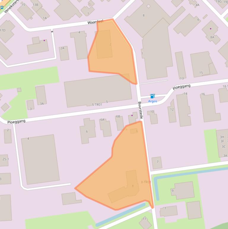 Kaart van postcodegebied 8431NB.