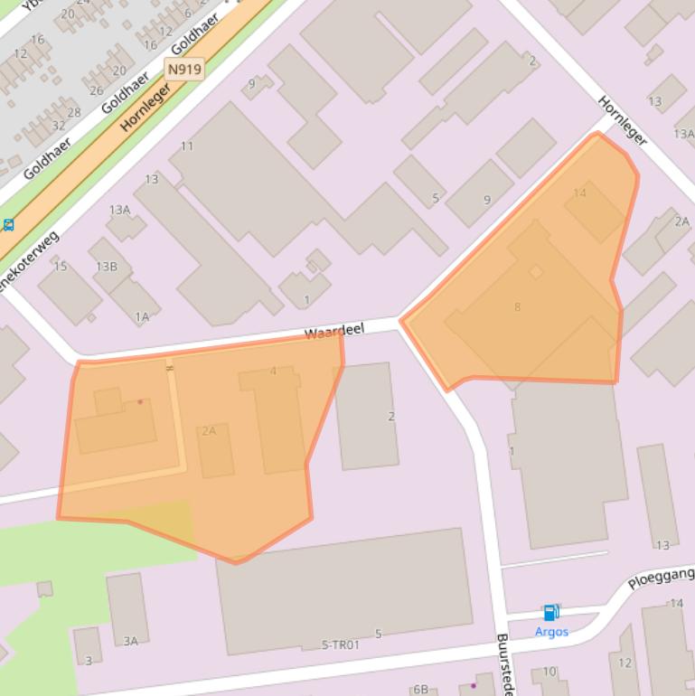 Kaart van postcodegebied 8431ND.