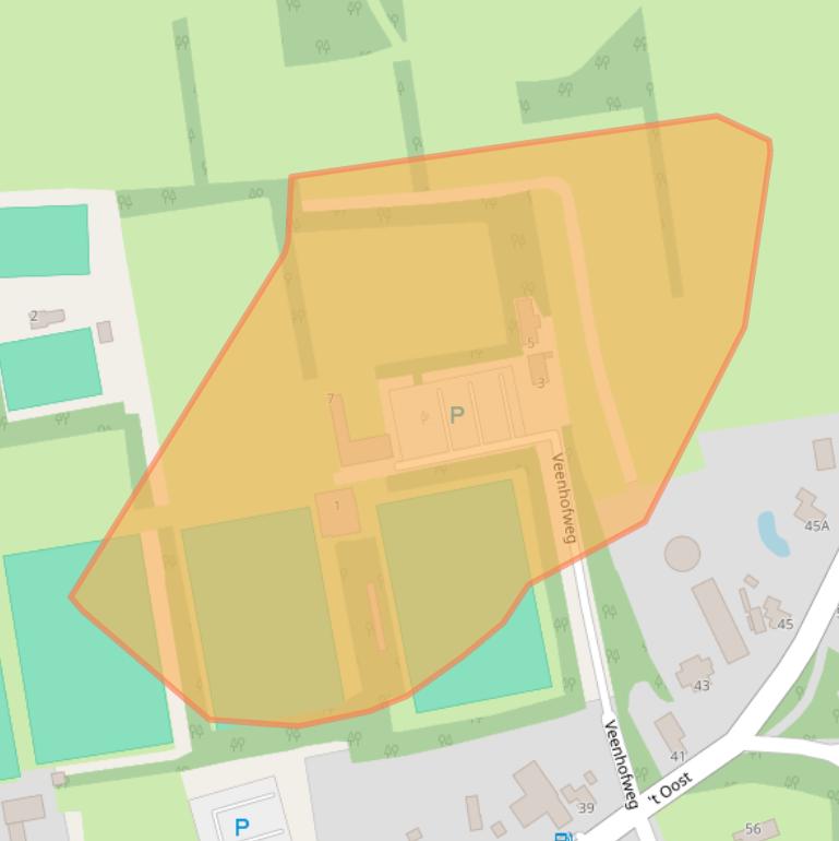 Kaart van postcodegebied 8431NH.