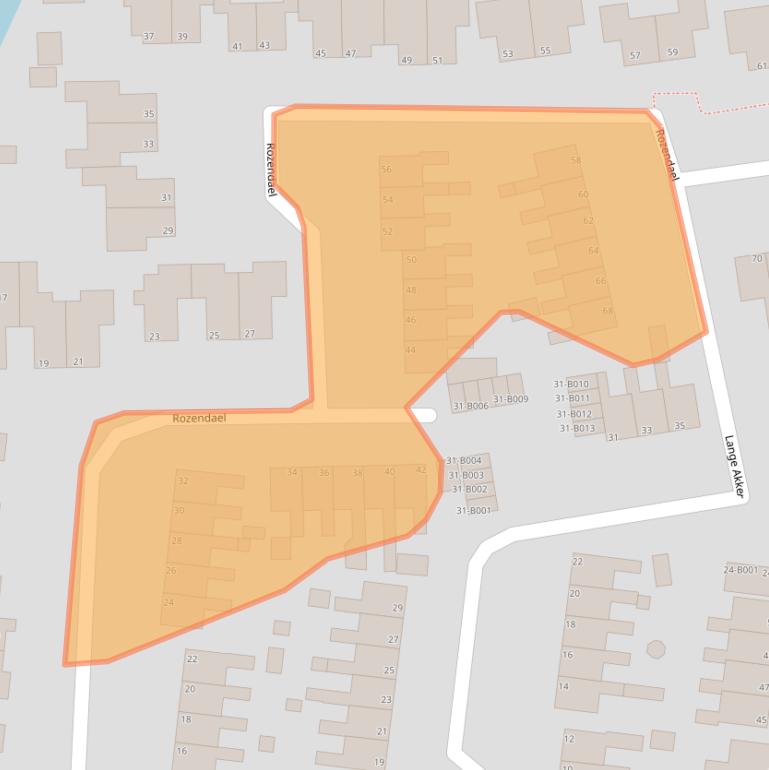 Kaart van postcodegebied 8431PC.