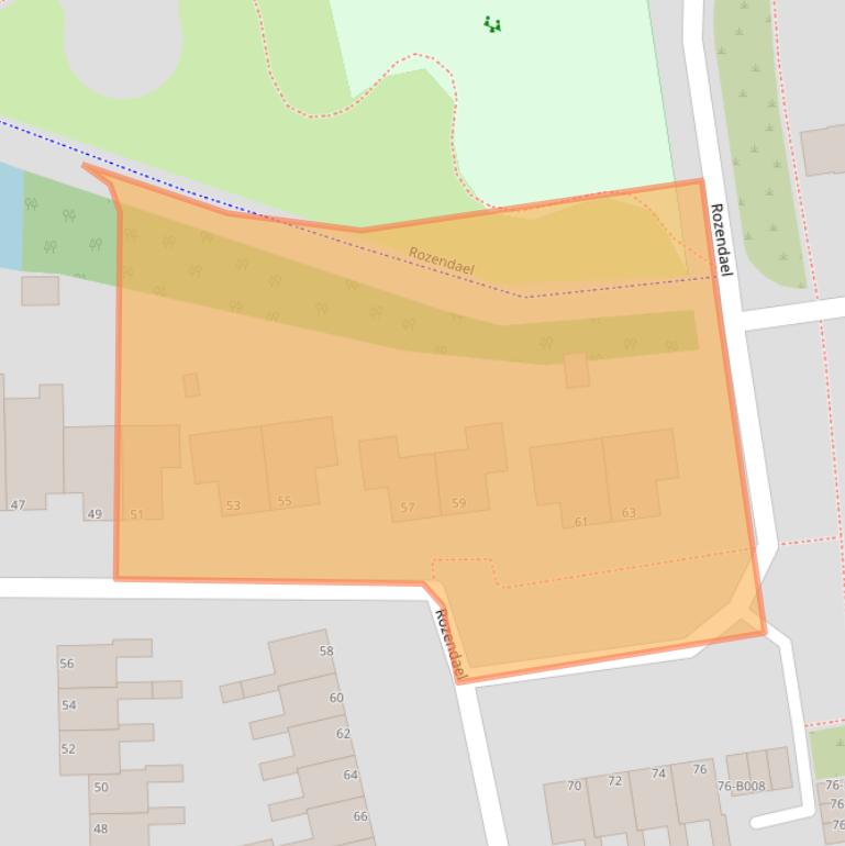 Kaart van postcodegebied 8431PE.