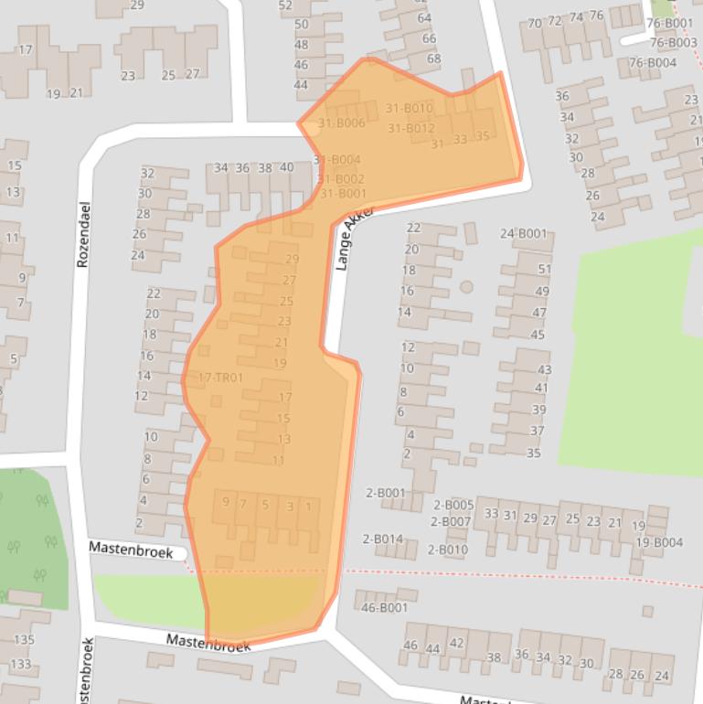 Kaart van postcodegebied 8431PH.