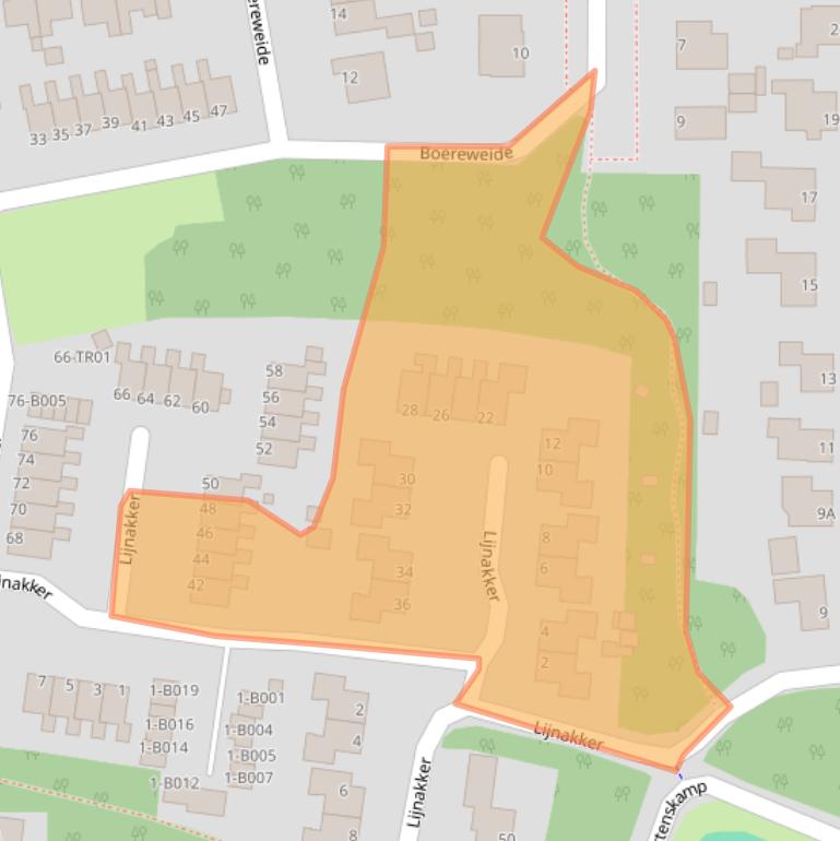 Kaart van postcodegebied 8431PK.