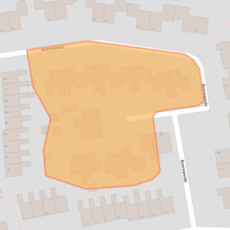 Kaart van postcodegebied 8431PP.