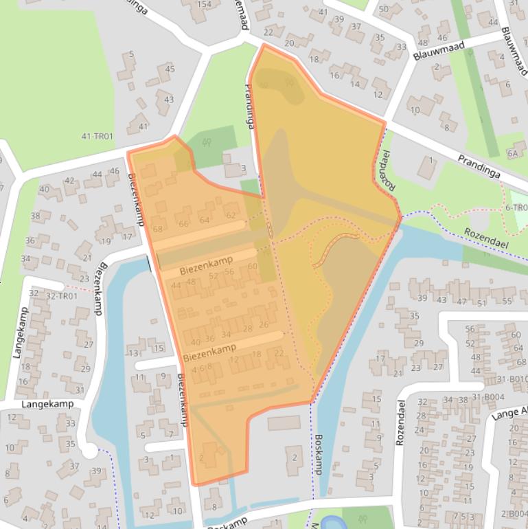 Kaart van postcodegebied 8431PV.
