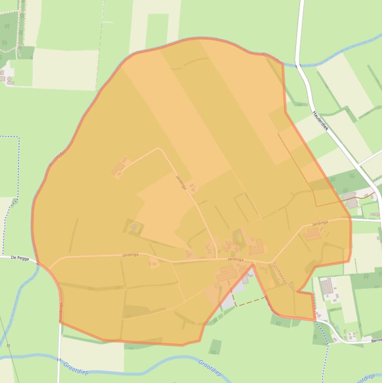 Kaart van postcodegebied 8431RE.
