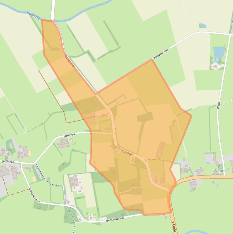 Kaart van postcodegebied 8431RG.