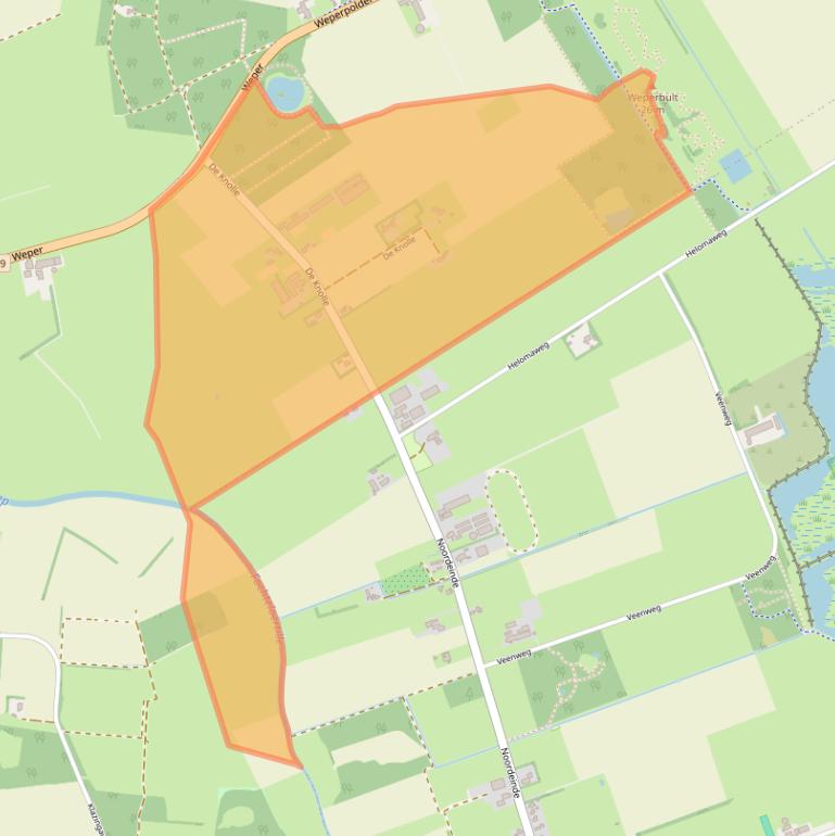 Kaart van postcodegebied 8431RJ.