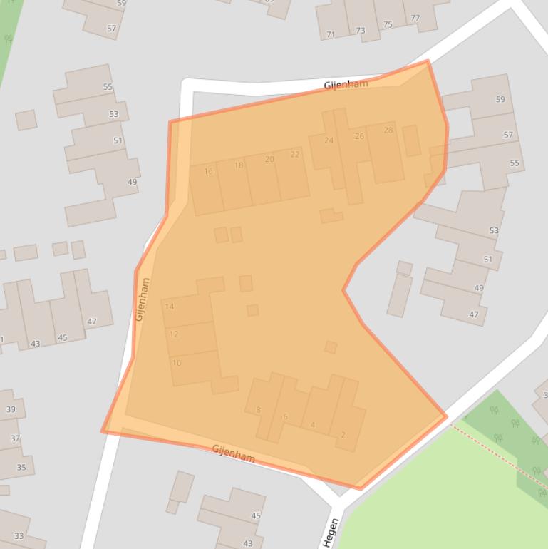 Kaart van postcodegebied 8431SH.