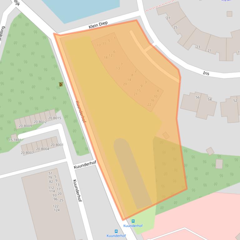 Kaart van postcodegebied 8431SL.