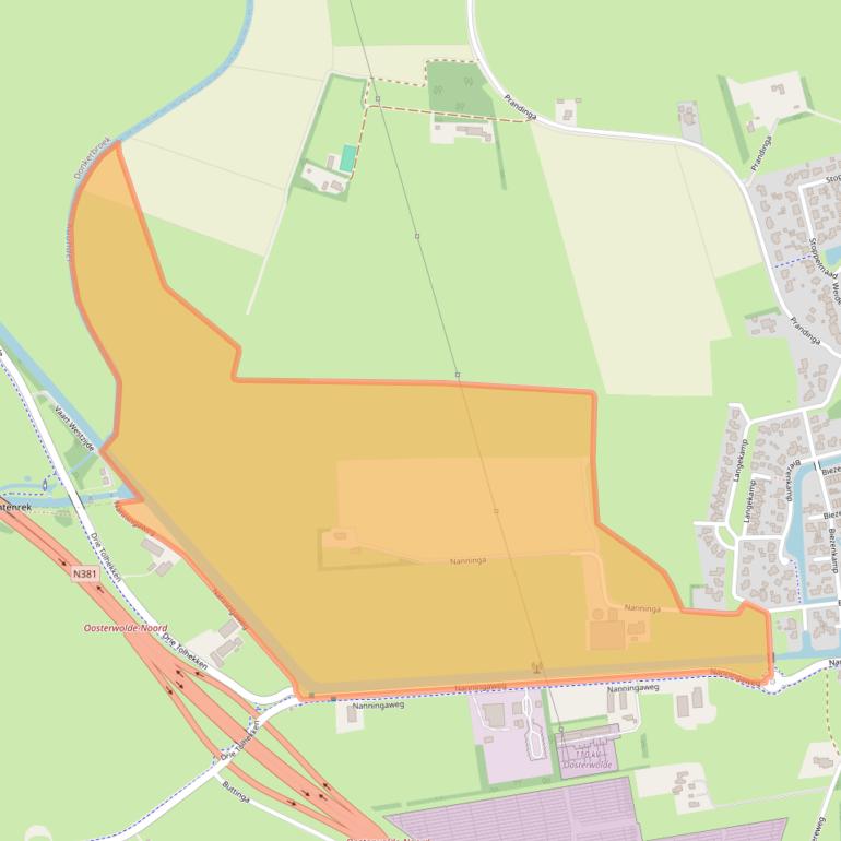 Kaart van postcodegebied 8431VR.