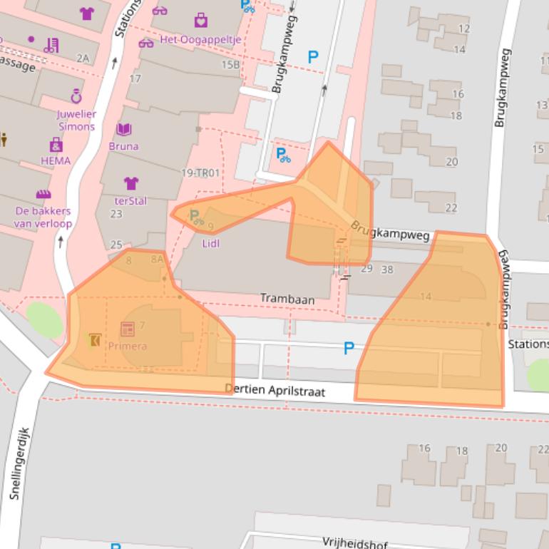 Kaart van postcodegebied 8431WB.