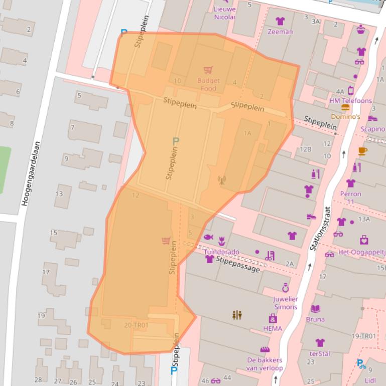 Kaart van postcodegebied 8431WE.