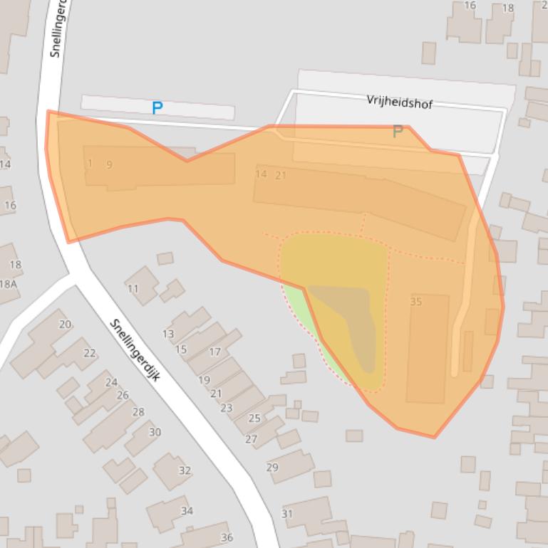 Kaart van postcodegebied 8431XB.