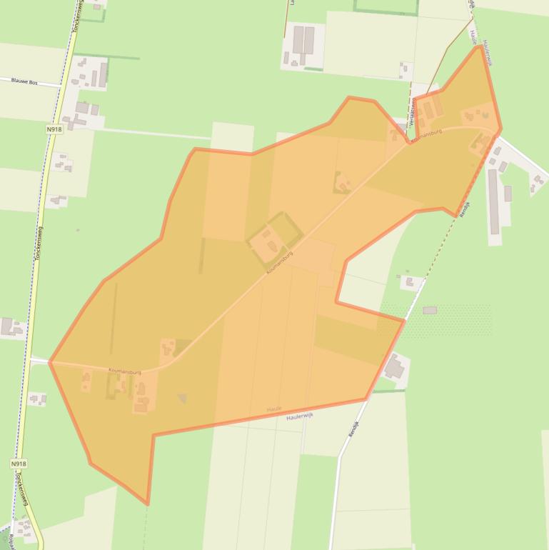 Kaart van postcodegebied 8432PG.