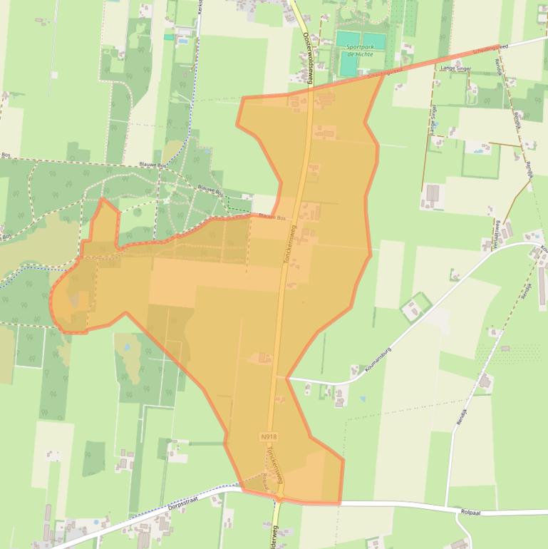 Kaart van postcodegebied 8432PJ.