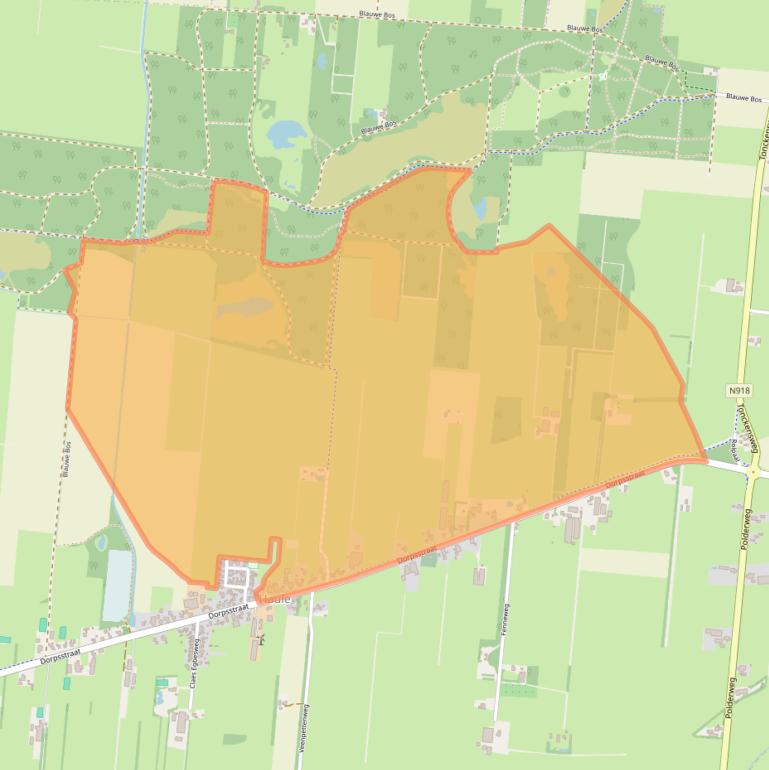 Kaart van postcodegebied 8432PL.