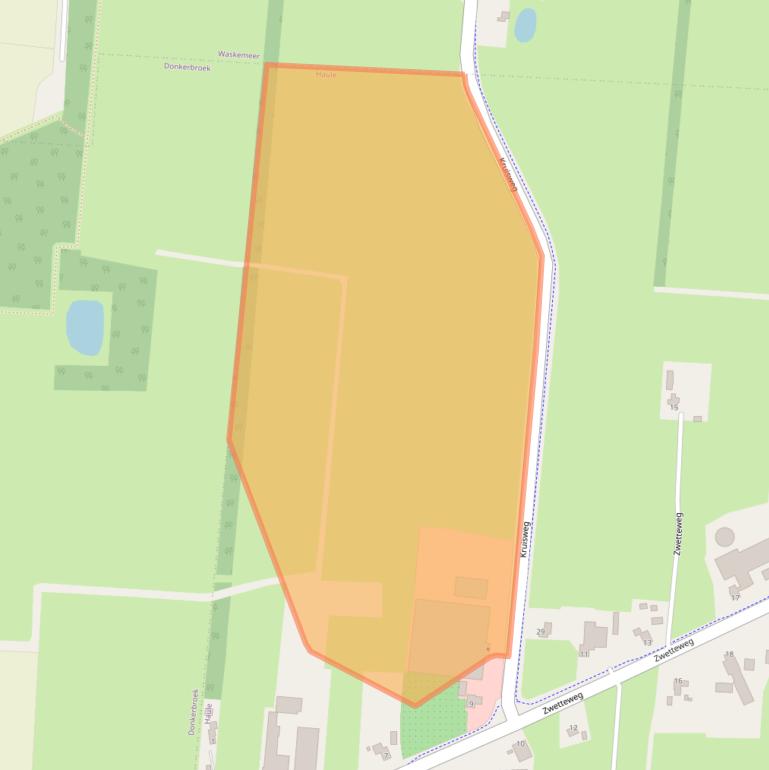 Kaart van postcodegebied 8432PS.