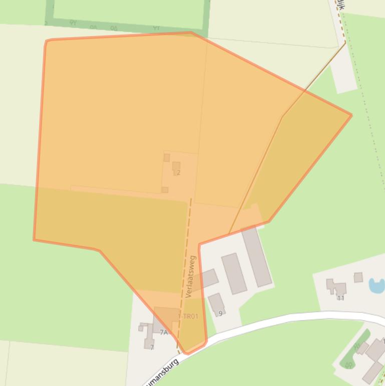 Kaart van postcodegebied 8432PW.